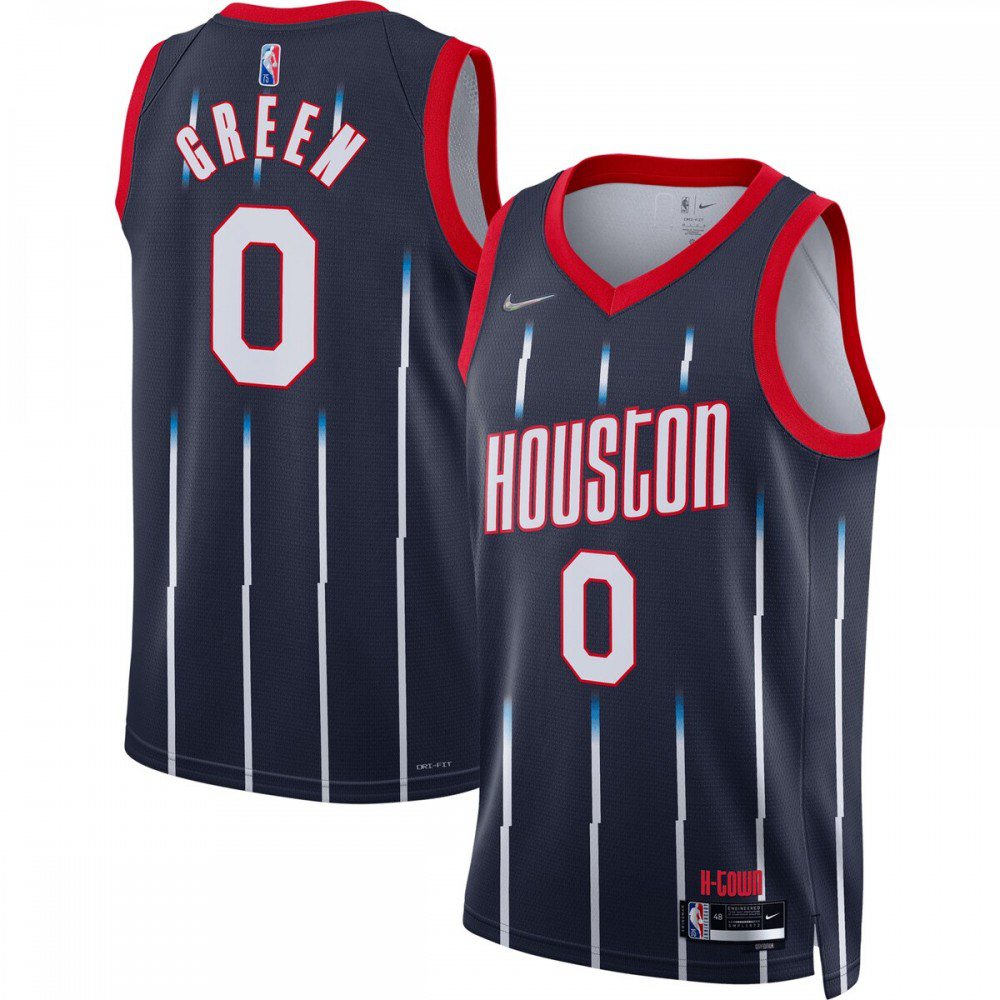 Jalen Green Houston Rockets 2021/22 Swingman Jersey - City Edition - Navy-Pro Kit Vault | Brand New 26/27 Sports Jerseys